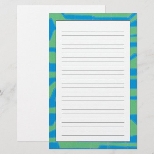 回モダン路V 便箋 (正面/裏面)