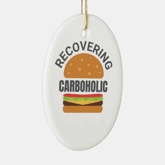 回収カルボホおもしろいリック低炭質ケトダイエット セラミックオーナメント (右)