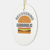 回収カルボホおもしろいリック低炭質ケトダイエット セラミックオーナメント (左)