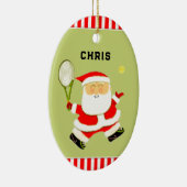 回収パーソナライズされたテニス セラミックオーナメント (右)