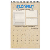 回収引用文スティック図進捗ギフトプランナー カレンダー (1月 2026)