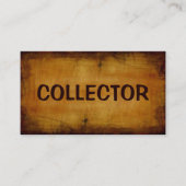 回収担当者アンティーク名刺 名刺 (正面)