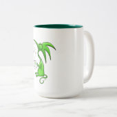 回帰的なコーヒー ツートーンマグカップ (正面右)