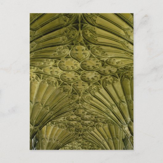 回廊でのファンのヴォールティング ポストカード (正面)