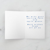 回復おめでとうカード, クラゲ カード (内部)