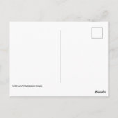 回復おめでとう - チャリティー資金調達 ギフトアイテム ポストカード (裏面)