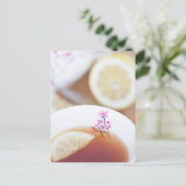 回復おめでとう レモン茶のポストカード ポストカード (スタンド正面)