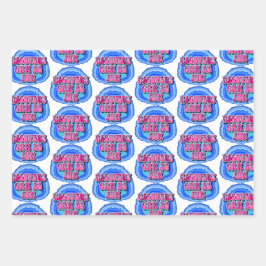 回復おもしろいGeode 12ステップオウム回復スローガン ラッピングペーパーシート