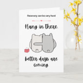 回復お祈り カード (黄色い花)