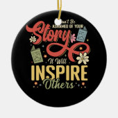 回復しらふあなたの話はアルコールインスパイア依存症になる セラミックオーナメント (正面)