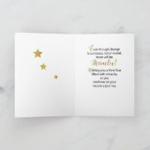 回復しらふのサポートミラクルズ新年のスター カード (内部)