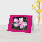 回復すると カード (黄色い花)