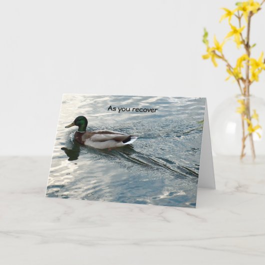 回復すると カード (黄色い花)