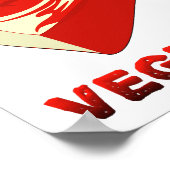 回復するベジタリアンおもしろいポスター ポスター (角)