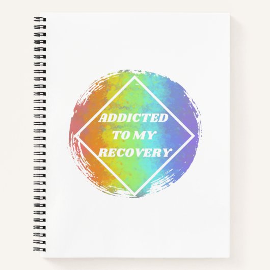 回復に中毒 – NA麻薬匿名 ノートブック (正面)