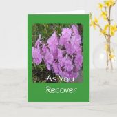 回復に応じて カード (黄色い花)