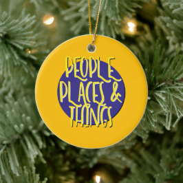 回復のスローガン オーナメント People Places & Things