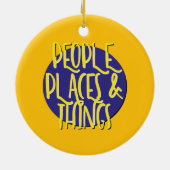 回復のスローガン オーナメント People Places & Things (裏面)