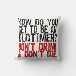 回復の古いタイマーのジョーク クッション