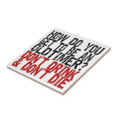 回復の古いタイマーのジョーク タイル (側面)