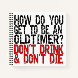 回復の古いタイマーのジョーク ノートブック