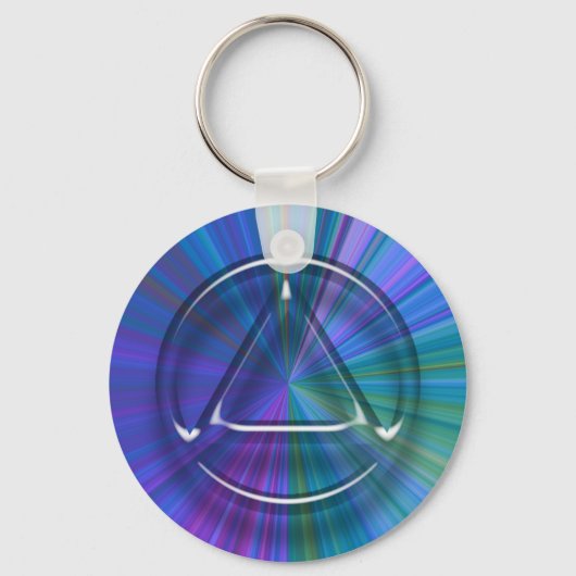 回復の汚れたソバーキーチェーン キーホルダー (正面)