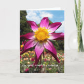 回復への道ピンクダリアフローラが良くなる カード (正面)
