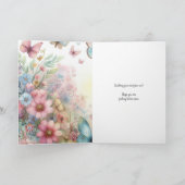 回復をお祈りするグリーティングカード サンキューカード (内部)