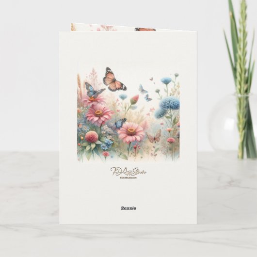 回復をお祈りするグリーティングカード サンキューカード (裏面)