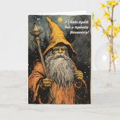 回復を早めるちょっとした魔法!(中身なし) カード (黄色い花)