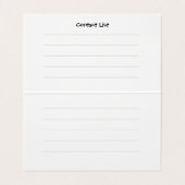 回復グループ番号カード 名刺 (内部フラット)