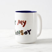 回復スポンサーのマグ ツートーンマグカップ (正面右)