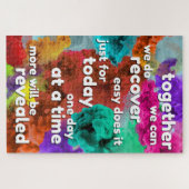 回復スローガンのパズル ジグソーパズル (横)