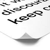 回復スローガンのポスター ポスター (角)