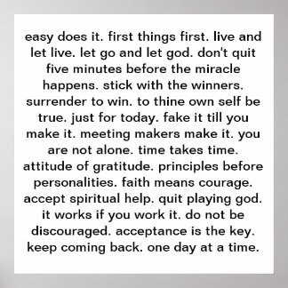 回復スローガンのポスター ポスター