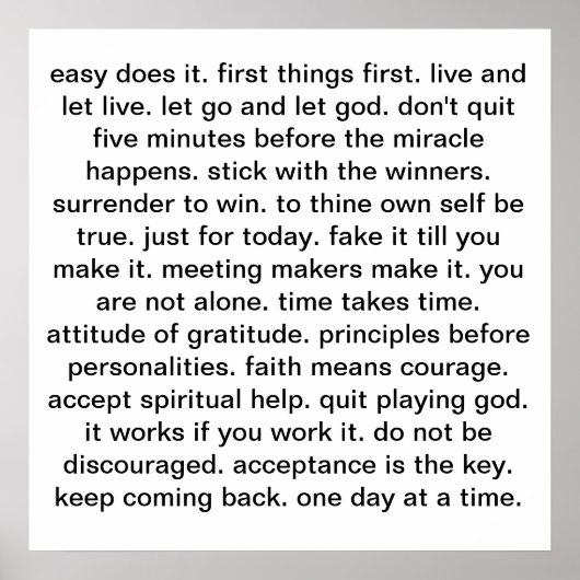 回復スローガンのポスター ポスター (正面)