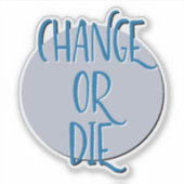 回復スローガンの変更または消滅 シール (正面)