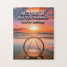 回復スローガンの日の出 Act As If