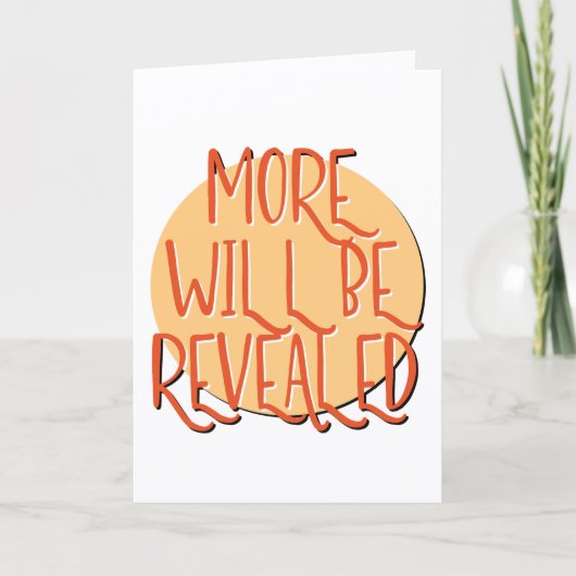 回復スローガンの記念日が更に明らかになる カード (正面)