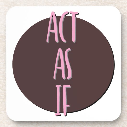 回復スローガンもしとして機能する コースター (正面)