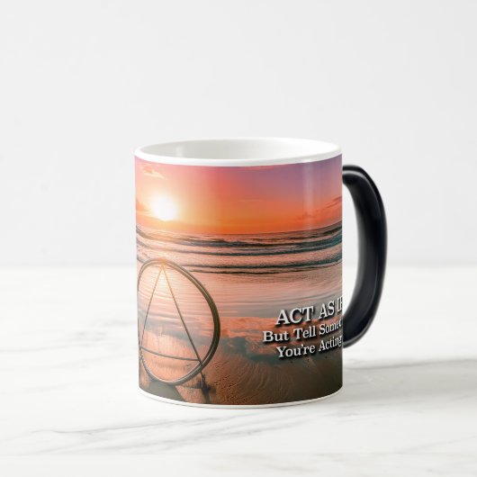 回復スローガンもしとして行動サンライズマグ モーフィングマグカップ (正面右)