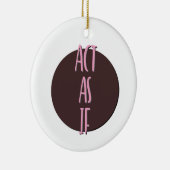 回復スローガンもしオーナメントとして機能する セラミックオーナメント (右)