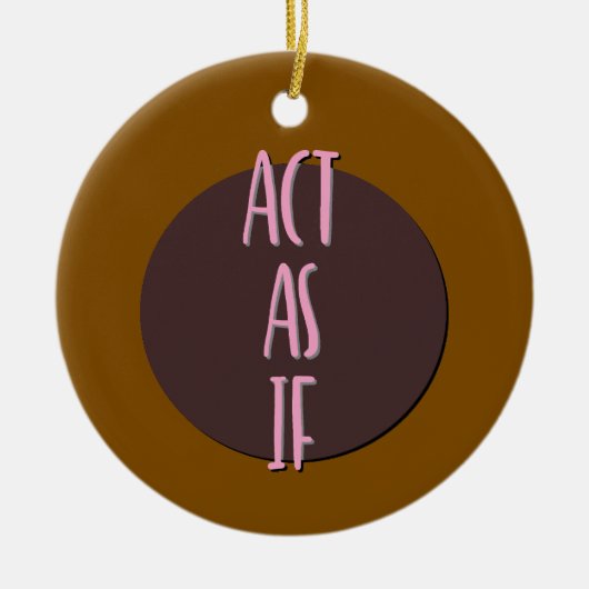 回復スローガンもしオーナメントとして機能する セラミックオーナメント (正面)