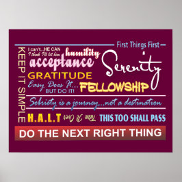 回復スローガン17 ポスター