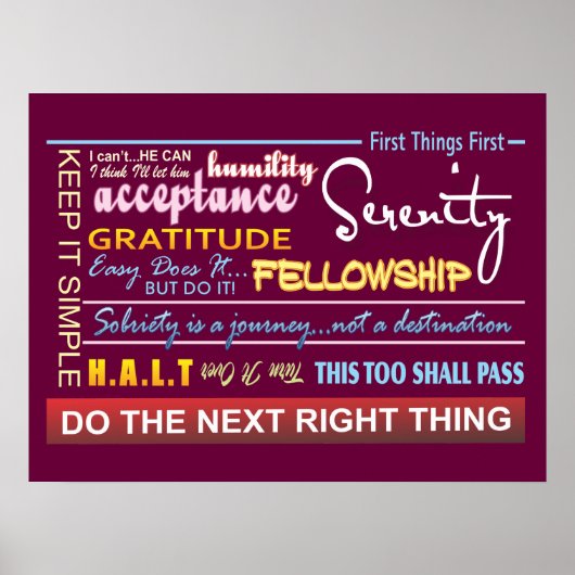 回復スローガン17 ポスター (正面)