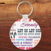 回復スローガン キーホルダー (正面)