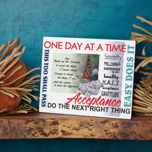 回復スローガン フォトプラーク (側面)