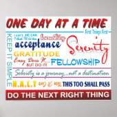 回復スローガン ポスター (正面)