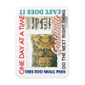 回復スローガン マグネット (縦)