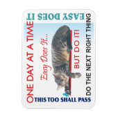 回復スローガン マグネット (縦)